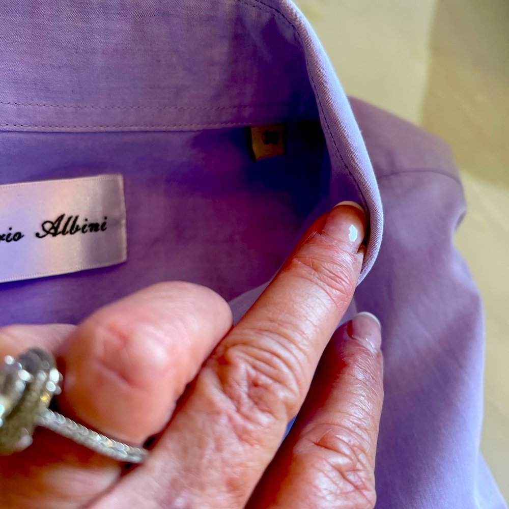 Shirt dress men’s violet